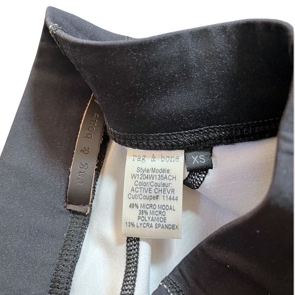 Rag and Bone Lawson Chevron Active Leggings sz XS - Picture 4 of 13